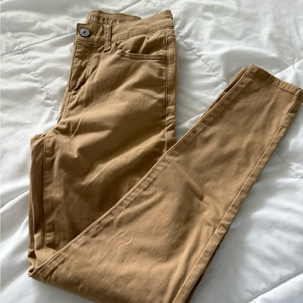 American Eagle Khaki Jegging Size 4